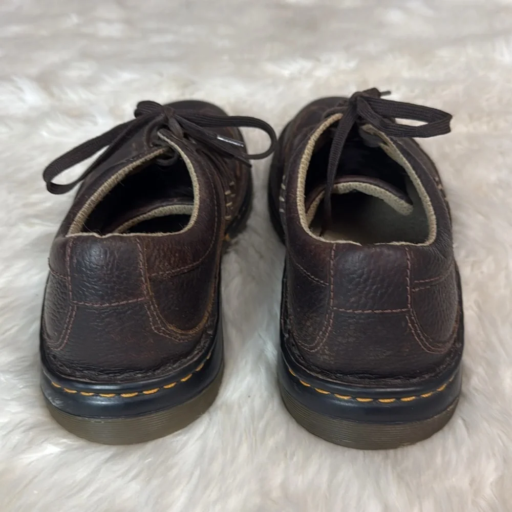 Dr. Martens Dawes Oxford Shoes Lace Up Leather Brown Men Size 9